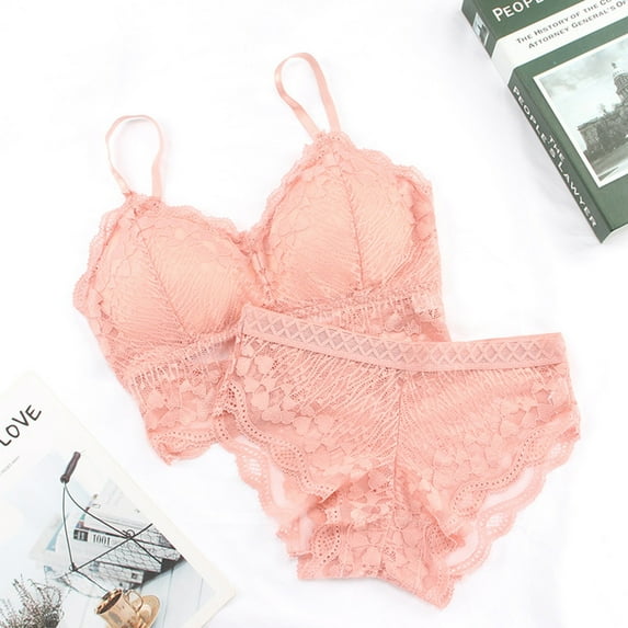 TAGOLD Womens Plus Size Bra,Summer Casual Bras for Womens,Woman's Comfortable Lace Breathable Bra Underwear No Rims Set