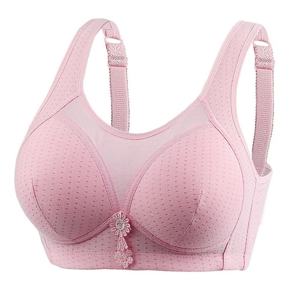 Summer Savings Clearance 2025! TAGOLD Womens Plus Size Bra Clearance,Summer Casual Bras for Womens, Woman's Large Size Comfortable Breathable Bra Underwear No Rims
