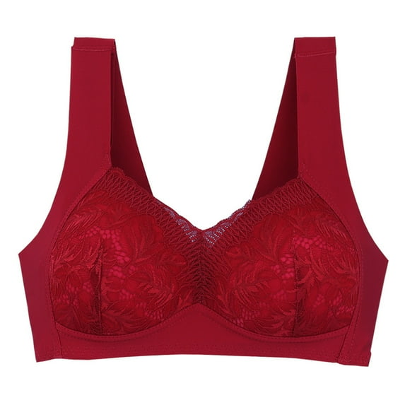 Summer Savings Clearance 2025! TAGOLD Womens Plus Size Bra Clearance,Summer Casual Bras for Womens, Woman's Large Size Comfortable Breathable Bra Underwear No Rims