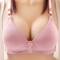 thumbnail image 1 of TAGOLD Womens Plus Size Bra,Summer Casual Bras for Womens,Woman's Solid Color Comfortable Hollow Out Perspective Bra Underwear No Rims, 1 of 5
