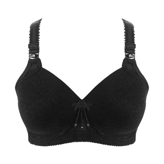 TAGOLD Womens Plus Size Bra,Summer Casual Bras for Womens,Women Bra Large And Thin Without Steel Ring With Side Folding And Fading Full Cup Bra