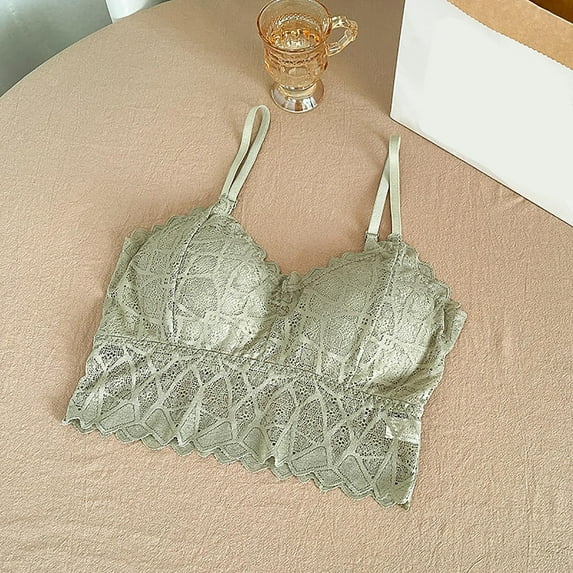 Summer Savings Clearance 2025! TAGOLD Womens Plus Size Bra Clearance,Summer Casual Bras for Womens,Women Solid Underwired Sexy Lace Lingerie Everyday Bras