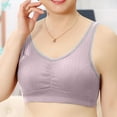 thumbnail image 1 of Summer Savings Clearance 2025! TAGOLD Womens Plus Size Bra Clearance,Summer Casual Bras for Womens,Women Yoga Solid Sleeveless Cold Shoulder Casual Bra, 1 of 5