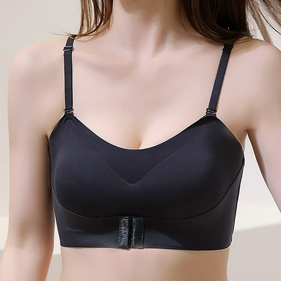 TAGOLD Womens Plus Size Bra,Summer Casual Bras for Womens,Women's Bra Wire Free Underwear OnePiece Bra Everyday Underwear Wrap Chest Without Steel Ring Bras
