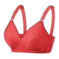 thumbnail image 1 of Summer Savings Clearance 2025! TAGOLD Womens Plus Size Bra Clearance,Summer Casual Bras for Womens, Women's Bra Wire Free Underwear OnePiece Bra Everyday Underwear Bras, 1 of 5