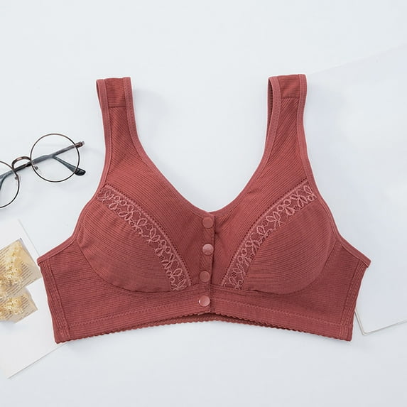 Summer Savings Clearance 2025! TAGOLD Womens Plus Size Bra Clearance,Summer Casual Bras for Womens, Women's No Steel Ring Lactation Vest Bra Back Adjustment Yoga Running Bra