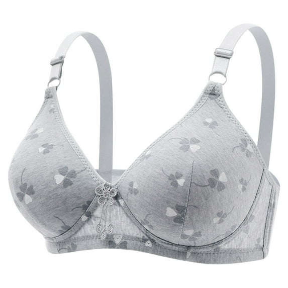 Summer Savings Clearance 2025! TAGOLD Womens Plus Size Bra Clearance,Summer Casual Bras for Womens,Women's Thin Large Size Breathable Gathered Underwear Women's Non-steel Bra Daily Bra