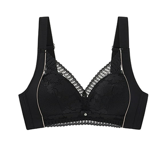 Summer Savings Clearance 2025! TAGOLD Womens Plus Size Bra Clearance,Summer Casual Bras for Womens,Womens Solid Lace Lingerie Bras Plus Size Underwear Bralette Bras Comfortable Bra