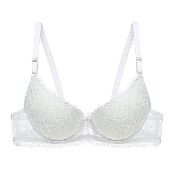 TAGOLD Womens Plus Size Bra,Summer Bras for Womens,Women Fashion Sexy Mesh Lace Thin Rims Gathered Underwear Bra Bra
