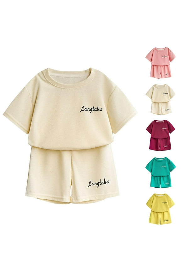 Baby Boy Outfits,Newborn Boy Outfits,Toddler Baby Boy Clothes Summer Short Sleeve T Shirt and Shorts Cute Infant Baby Boy Outfits Clothing Set Beige 0-1 Year