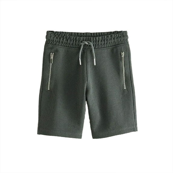 THDHVS Boys Shorts,Shorts for Girls,Boys Shorts Fast Dry Athletic Running Shorts with Zipper Pockets Gray 5-6 Years