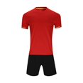 thumbnail image 1 of THDHVS Boys Casual Outfits,Boy's Gradient Basketball Suit Set Training Kit Sweat Absorbing Side Pockets Sports Suit Red, 1 of 4