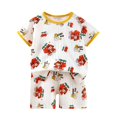 thumbnail image 1 of THDHVS Boys Summer Outfits,Toddler Boy Outfits,Toddler Baby Boy Summer Outfit Short Sleeve T Shirt Top Casual Shorts Set Infant Newborn Clothes Red 6-7 Years, 1 of 3