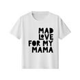 thumbnail image 1 of THDHVS Boys Summer T-shirts,Toddler Casual Tops,Short Sleeve Crew Neck Boys T-Shirt with Chest Print Soft Cotton Shirts White 6-7 Years, 1 of 4