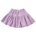 thumbnail image 1 of THDHVS Casual Skirts for Girls,Kids Summer Skirts,Toddler Girls Solid Color Casual Short Skirt Summer Fashion Sports Skirt Purple 1-2 Years, 1 of 6