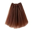 thumbnail image 1 of THDHVS Casual Skirts for Girls,Kids Summer Skirts,Kids Sparkly Skirt Glitter Skirt Skorts Coffee 1-12 Years, 1 of 3