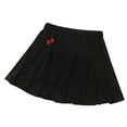 thumbnail image 1 of THDHVS Girls Skorts,Skirts for Girls,Fashion Girl's Elastic Waist Bow Pleated Skirt Versatile Casual Half Skirt Black 1-2 Years, 1 of 3