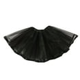 thumbnail image 1 of THDHVS Casual Skirts for Girls,Kids Summer Skirts,Girls' Solid Color Elastic Waistband Mesh Skirt Dance Skirt Layered Princess Skirt Black 4-5 Years, 1 of 3