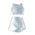 thumbnail image 1 of THDHVS Girls Summer Outfits,Casual Short Sets for Kids,Girls Fashion Solid Color Short Dress Set Party Suit Dancewear White 3-4 Years, 1 of 7