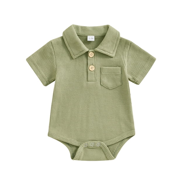 THDHVS Newborn Girl Outfits,Baby Spring Onesie Newborn Climbing Clothes Short Sleeve Thin Ha Clothes Bag Fart Clothes Green 3-6 Months