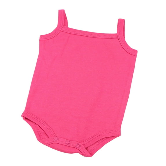 Summer Savings! THDHVS Newborn Casual Outfits,Summer Onesies Jumpsuit for Newborn ,Toddler Kid Girls Boys Sleeveless Solid Color T-Shirt Jumpsuit Romper Hot Pink 6-9 Months