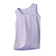 thumbnail image 1 of THDHVS Girls Casual Tank Tops,Summer Tank Tops for Girls,Girls Tank Tops Racerback Sleeveless Dry Athletic Shirts Sports Dance Workout Tops Purple 13-14 Years, 1 of 3