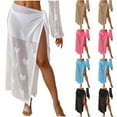 thumbnail image 1 of THDHVS Flowy Skirt,Skirts for Women,Women Love Woven Blouse Irregular Strap Skirt Black Free Size, 1 of 6