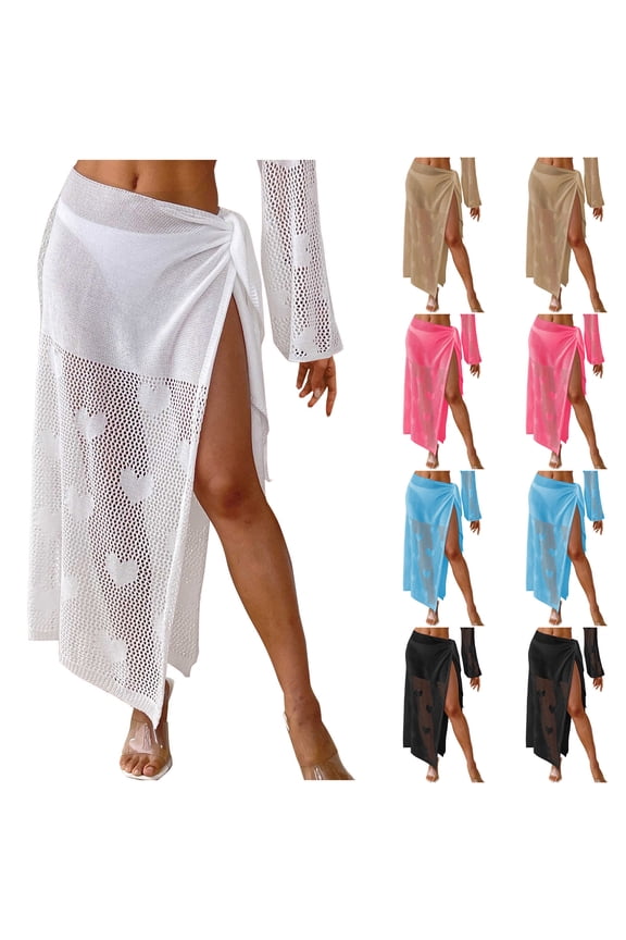 Flowy Skirt,Skirts for Women,Women Love Woven Blouse Irregular Strap Skirt Black Free Size