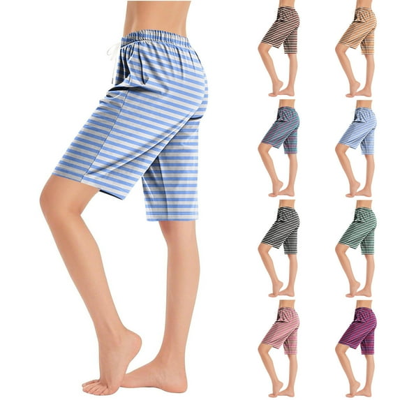 THDHVS Womens Shorts Casual,Running Shorts for Women,Athletic Long High Waisted Running Shorts with Pockets Available in Plus Size Black L
