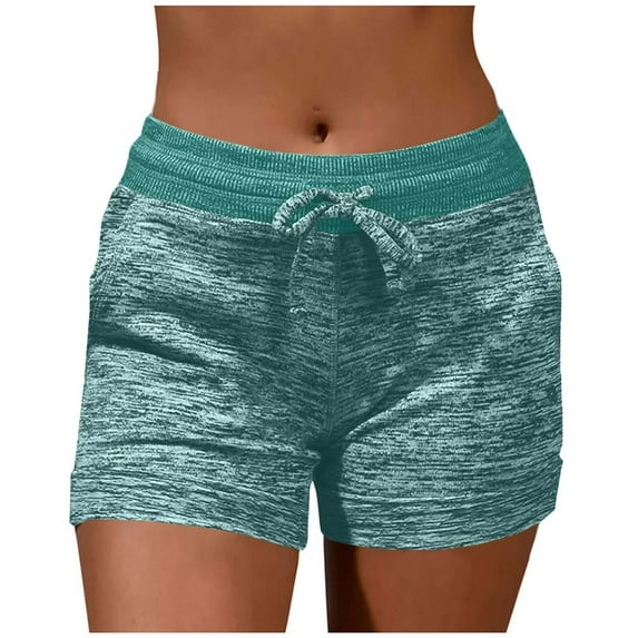 THDHVS Workout Shorts Women,Workout Gym Shorts Casual Lounge Set Ladies Active Athletic Apparel with Pockets Army Green XL