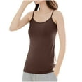 thumbnail image 1 of Wdfiry Tank Tops for Women Fashion Casual Solid Color Sleeveless T-shirt Tops Womens Relaxed Fit Cami Blouses, 1 of 3