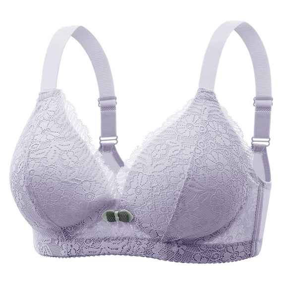 Summer Savings Clearance 2025! Womens Everyday Bras, Full Coverage Seamless Bra Push Up Non Slip Deep V Plunge Underwire Bras for Women Super Padded Add 2 Cups XS-XL