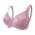 thumbnail image 1 of Womens Oversized Lace Bras, Push Up Bras for Women Sexy Plus Size Floral Lace See Through Mesh Underwire Soft Cup Everyday Bra XL-4XL, 1 of 4