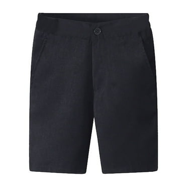 Summer Savings Clearance 2025! itsun Todder Boys Uniform Shorts, Toddler Kids Big Boy Fashion Solid Casual School Uniform Suit Shorts Black 8-9 Years