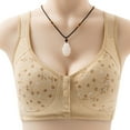 thumbnail image 1 of loopsun Womens Plus Size Bra, Breathable And Comfortable Bra, Large Size Bra, Women's Pull Correction Lymphatic Bra, No Steel Ring, Wide Shoulder Vest Style, 1 of 2