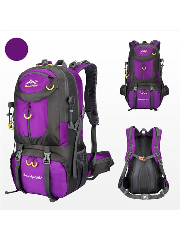 50L Hiking Backpack, Lightweight Camping Bag, 45+5L Backpack for Backpacking, Travel, Hiking, Multi-Function Storage Backpack