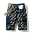 thumbnail image 1 of AKAFMK Men's and Big Men's Cargo Shorts Lightweight Multi Pocket Casual Short Pants Blue, 1 of 3