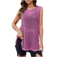 thumbnail image 1 of Summer Savings Clearance! Ahdbta Women Swimsuit Crochet Swim Cover Up Summer Bathing Suit Hollow Out Swimwear Knit Sleeveless Pullover Beach Dress, 1 of 3