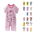 thumbnail image 1 of BXSRUTA Baby Boy Girl Romper Summer Clothing Newborn Baby Cotton Short Sleeve Thin Crawling Suit Baby Onesie Ha Clothes Baby Clothes, 3M, 1 of 4