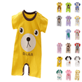 thumbnail image 1 of BXSRUTA Baby Boy Girl Romper Summer Clothing Newborn Baby Cotton Short Sleeve Thin Crawling Suit Baby Onesie Ha Clothes Baby Clothes, 24M, 1 of 4