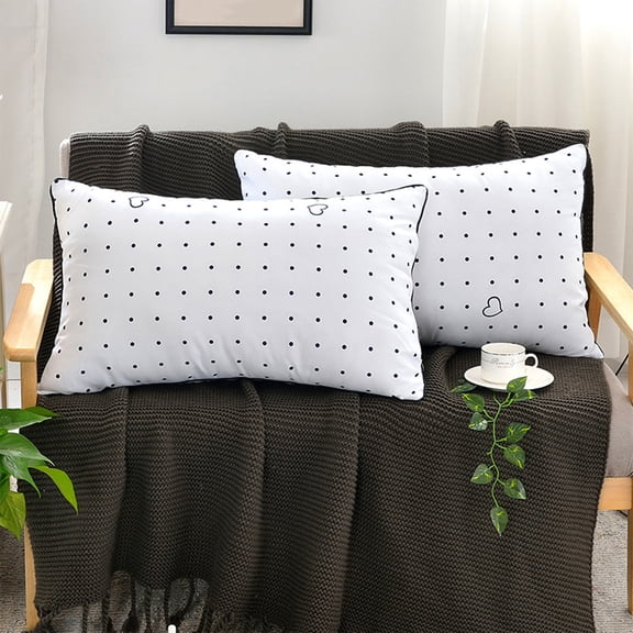 Bed Pillows QTOCIO Cotton Down Pillow Singles Cervical Care Bedding Pillow