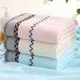 thumbnail image 1 of Summer Savings Clearance! Boovnll Bath Towels, 28x53" Super Soft & Highly Absorbent Quickly Dry Flannel Towels, Thicken Microfiber for Bathroom, Hotel, Pool, Gym, Spa, Beach, Towels for Bathroom, 1 of 7