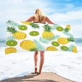 thumbnail image 1 of Summer Savings Clearance! Boovnll Beach Towels, 30x60" High Absorbent Quickly Dry Sand Free Microfiber Lightweight Beach Towel for Beach, Yoga, Gym, Pool, Beach Accessories, Beach Towels Oversized, 1 of 6