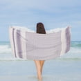 thumbnail image 1 of Summer Savings Clearance! Boovnll Beach Towels, 35x70" High Absorbent Quick Dry Sand Free Microfiber Lightweight Stripe Beach Towel for Beach, Yoga, Gym, Travel, Pool, Beach Towels Oversized, 1 of 5