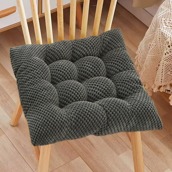 Summer Savings Clearance! Boovnll Chair Cushions, 16" Soft Comfortable Non-Slip Velvet Outdoor Cushions, Thicken Chair Cushion for Outdoor, Indoor, Garden, Patio, Sofa, Couch - Seat Cushion