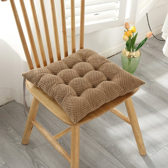 Summer Savings Clearance! Boovnll Chair Cushions, 16" Soft Comfortable Non-Slip Velvet Outdoor Cushions, Thicken Chair Cushion for Outdoor, Indoor, Garden, Patio, Sofa, Couch - Seat Cushion