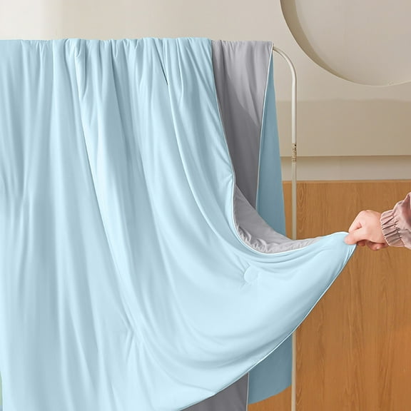 Summer Savings Clearance! Boovnll Cooling Comforter - 40x60" Soft Cozy Cold Touch Fabric Kids Ice Blanket, Lightweight Breathable Rest Cooling Comforter for Kids, Hot Sleepers, Night Sweats, Comforter