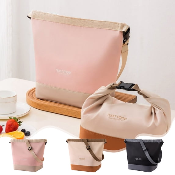 Summer Savings Clearance! Boovnll Lunch Box, Reusable Portable Crossbody Heat Insulation & Leakproof Lunch Box for Women Men, Cooler Bag for Home, Work Lunch Bag, Picnics, Lunch Box for Men Women