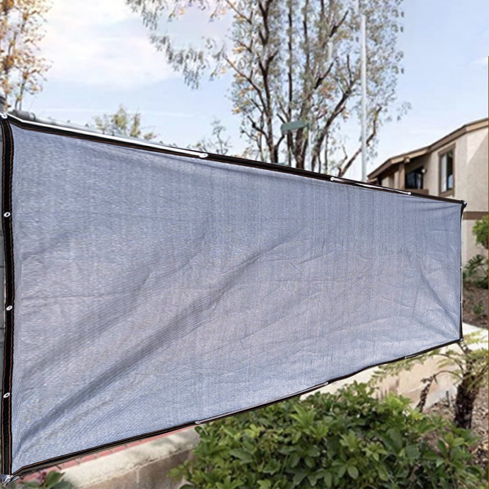 Summer Savings Clearance! Boovnll Sun Shades Outdoor Patio, 3.3x16.5Ft Rectangle Sand UV Block Sunshade Mesh Insulation Permeable Heavy Duty Shade Cloth for Outdoor Patio Yard Garden, Sun Shade