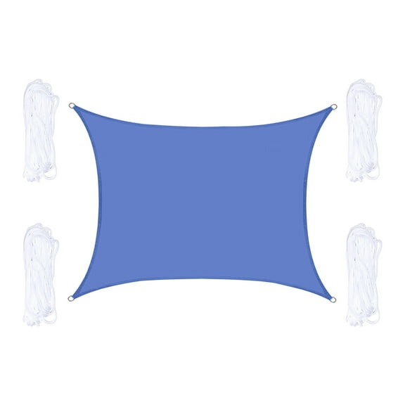 Summer Savings Clearance! Boovnll Sun Shades Outdoor Patio, 6.6x10Ft Rectangle Sand UV Block Sunshade Mesh Insulation Permeable Heavy Duty Shade Cloth for Outdoor Patio Yard Backyard Garden, Sun Shade